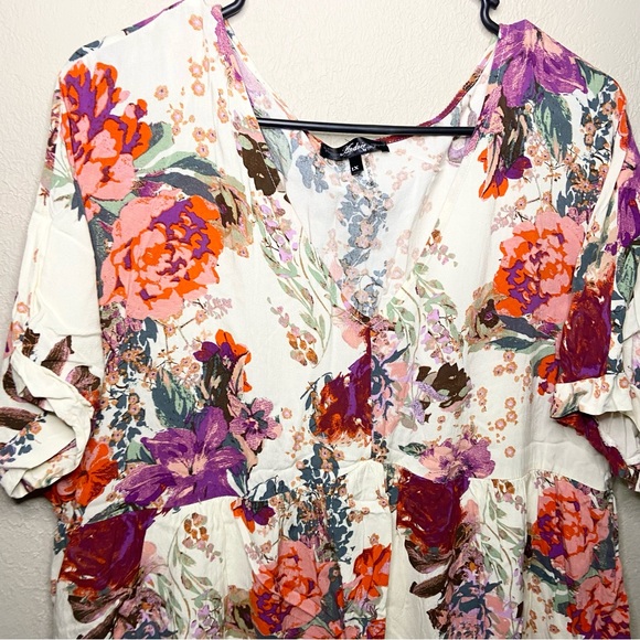 Women’s Glorious Garden Floral Dress Size 1x - Picture 4 of 6